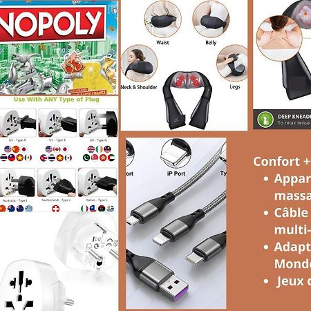 Mona Lisa : Superbe Loft Centre Ville - Parking Gratuit - Wifi Ultra Rapide-Appareil Massage-Netflix-Jeu Societe Труа Экстерьер фото